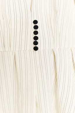 BLAZER RAYAS PEPLUM / Crudo / Marr?n - Zara фото 11