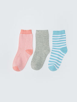 ?izgili K?z ?ocuk Soket ?orap 3l?