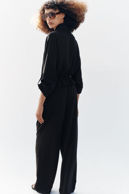 FLOWING PYJAMA-STYLE TROUSERS - Zara фото 23