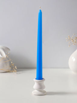 Цена за 2 шт. Свеча античная 25 см, 58 гр, 7 ч, цв. синий