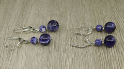 Серьги Бруснички из содалита - Agat77 фото 2