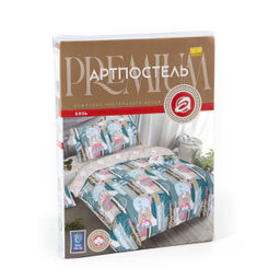 Постельное бельё Ирвинг (бязь премиум) 2,0 сп./Пододеяльник: 1 шт. - 215*175; Простыня: 1 шт. - 215*200; Наволочка: 2 шт. - 70*70; Премиум