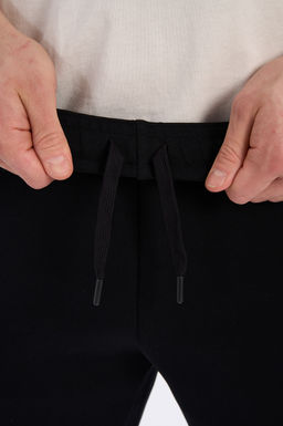 Брюки трикотажные удлиненные Черный