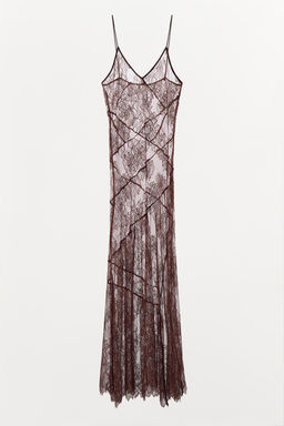 ASYMMETRIC LACE DRESS - Zara фото 2