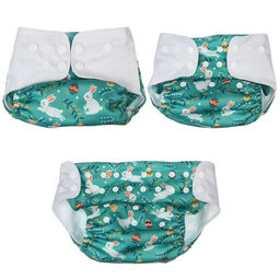 Трусики-подгузник, многоразовый, Зайчата - Крошка я фото 3