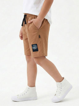 Шорты для мальчика 22-4595 св.коричневый