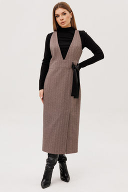 Сарафан AmberA 1132 шоколад