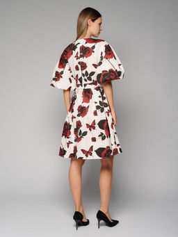 Платье женское 12521-35170 white/red - Eleganzza фото 3