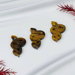 Фигурка "Змея" из Тигрового глаза