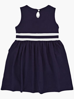 Платье для девочки UD 1552 синий/белый - Mini maxi фото 4