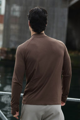 Muscle Fit Zip top sports top with DryMove - H&m фото 7