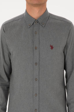 Erkek Gri Uzun Kollu Basic G_mlek Sepette S_rpriz _ndirim - U.s. polo assn фото 6