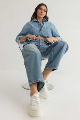 Trendyol Shoes Siyah Kanvas Bagc?kl? Yuksek Taban Kad?n Retro Spor Ayakkab? TAKSS25SN00010 - Trendyolmilla фото 14