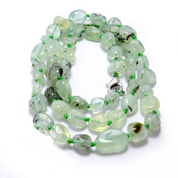 Бусы из камня Флюорит женское счастье, изобилие и благополучие