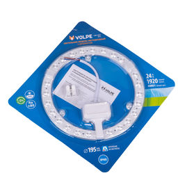 ULE-Q930-24W/4000K IP40 CLEAR Светильник-модуль светодиодный с драйвером, 220В, диаметр 195мм. Белый свет (4000K). Угол 180градусов. TM Volpe
