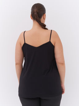 Топ из холодного трикотажа MT10107BLK01