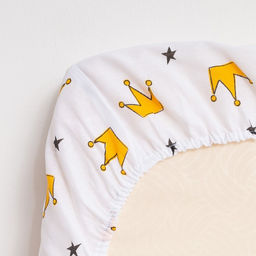 Постельное белье Крошка Я Little queen 112*147 см, 60*120+20 см, 40*60 см, 100% хлопок  фото 5