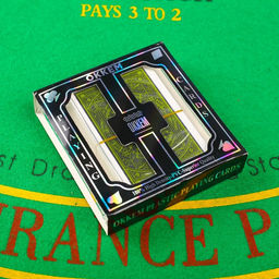 Карты игральные пластиковые Okkem 55 шт, 30 мкм, зеленая рубашка - Simaland фото 4