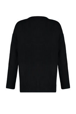 Siyah Basic Yumusak Dokulu Triko H?rka TWOAW20HI0213