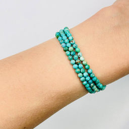 Бусины для украшений из Бирюзы (110 бусин)