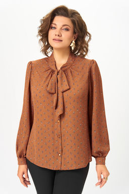 Блуза ДаЛи 7011 коричневый
