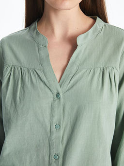 Ka??k Yaka Oversize Bluz