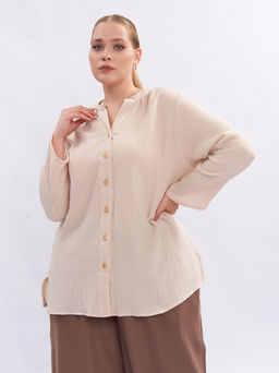Рубашка из муслина BL46001WHT03