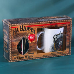 Подарочный набор На удачу: чайное ассорти 36 г. (5 вкусов x 4 шт.), кружка 300 мл. - Фабрика счастья фото 7