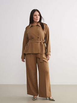 Loose Fit Geni? Pa?a Kad?n Pantolon