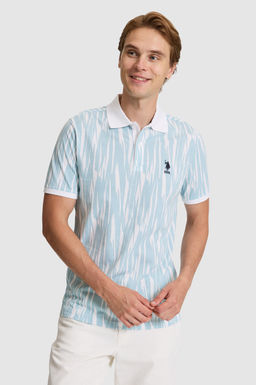 Erkek Mavi Regular Fit Polo Yaka Ti__rt
