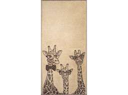 6с104.413ж1 Жирафы (шоколад3) Полотенце махровое 81х40см