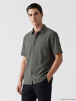 Regular Fit Erkek Dokulu G?mlek