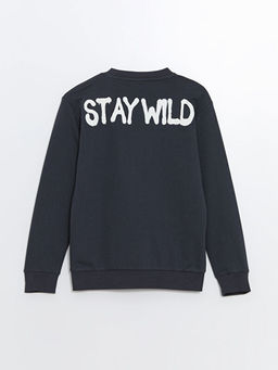 Bisiklet Yaka Erkek ?ocuk Sweatshirt