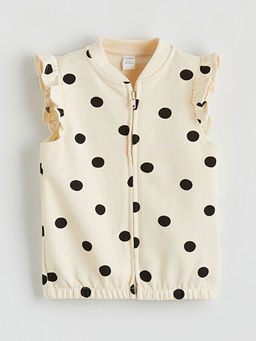 Kolej Yaka Puantiyeli K?z ?ocuk Yelek