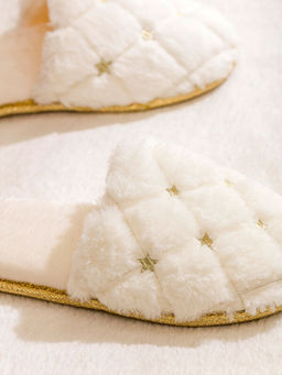 Kapitone Desenli Kad?n Ev Terli?i