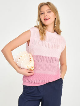 Блузка вязаная