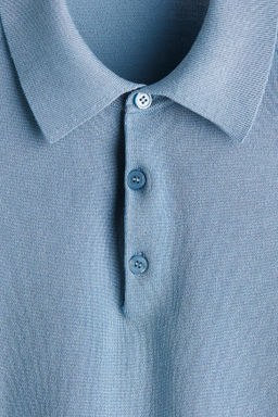 Polo en punto fino Regular Fit - H&m фото 6