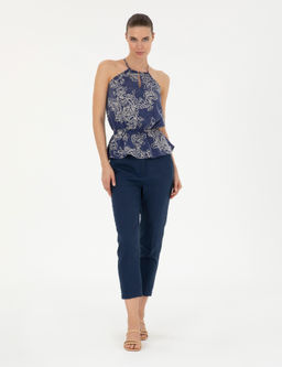 Lacivert Kuma_ Pantolon