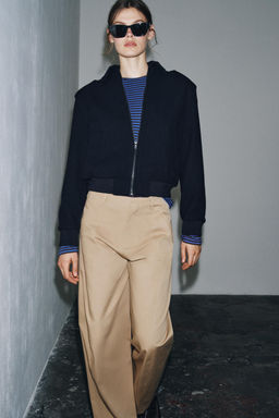 ZW COLLECTION WOOL JACKET - Zara фото 10