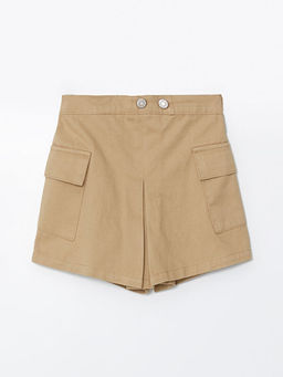 Beli Lastikli K?z ?ocuk Kargo ?ort Etek