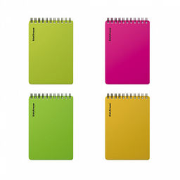 Цена за 4 шт. Блокнот с пластиковой обложкой на спирали ErichKrause Neon, А6, 80 листов, клетка_MIX-PACK