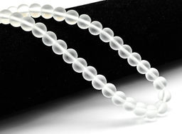 Бусы шарик 8мм из хрусталя матового искусственного, 46см