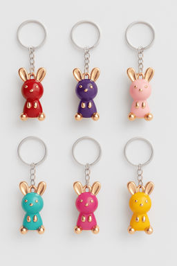 Брелок "Зайчик", золото, mix