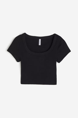 Camiseta cropped de canale - H&m фото 5