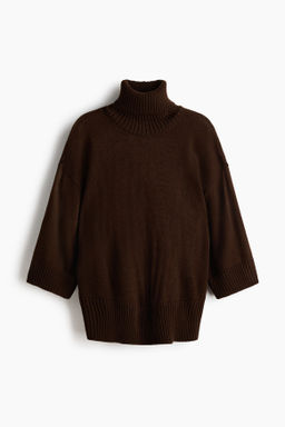 Jersey de cuello alto en punto fino - H&m фото 4