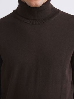 Bal?k?? Yaka Uzun Kollu Erkek Triko Kazak