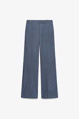 ZW COLLECTION MINIMALIST TROUSERS - Zara фото 7