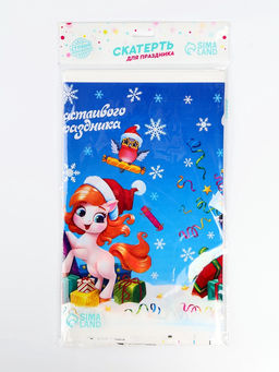 Скатерть одноразовая Новый год, 180?137 см - Страна карнавалия фото 3