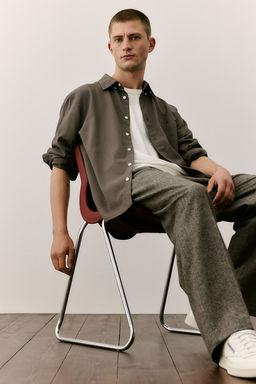 Camisa texturizada Regular Fit