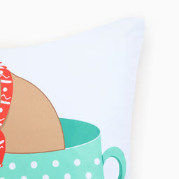 Чехол на подушку Этель Новогодняя чашка 40х40см,100% п/э фото 2